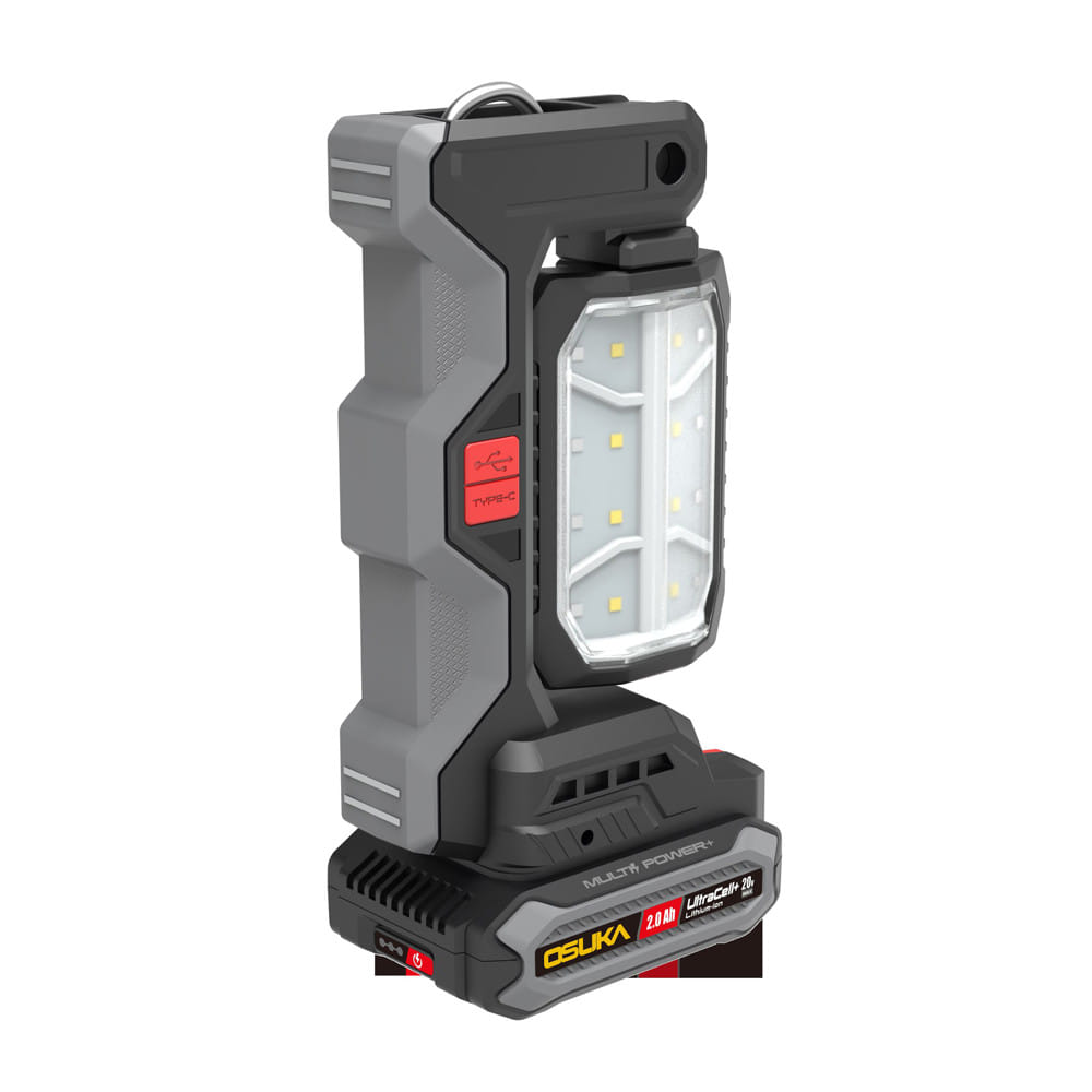 ไฟส่องทำงาน (พร้อมแบตเตอรี่) 5IN1 OSUKA OCL304-D1 20 โวลต์