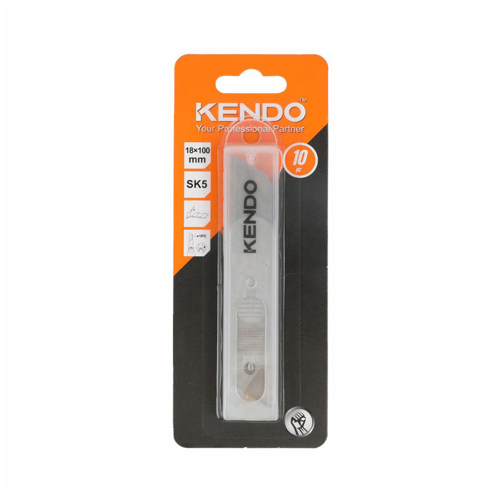 ใบมีดคัตเตอร์ KENDO 30652 (ชุด 10 ชิ้น)