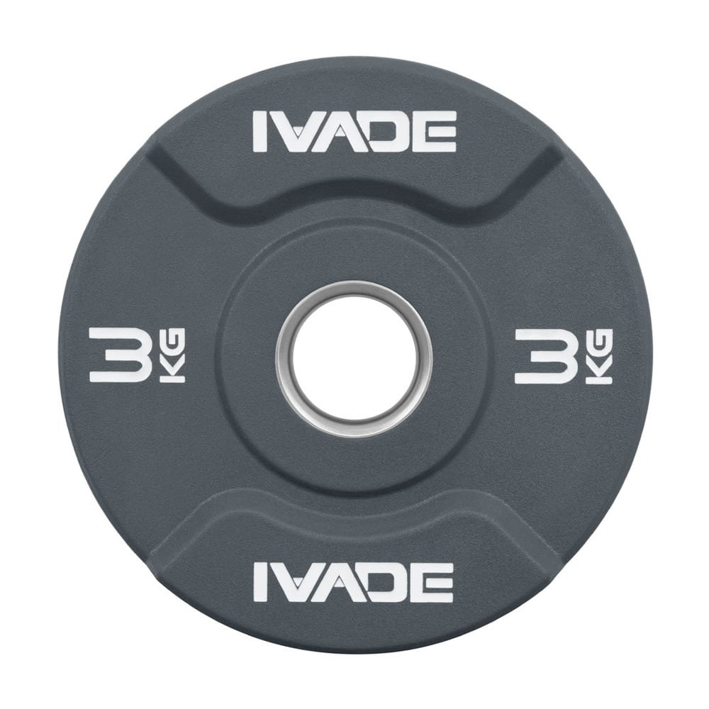 แผ่นน้ำหนัก IVADE HRX  PRO URETHANE MD1066 3 กก. (แพ็ก 2 แผ่น)