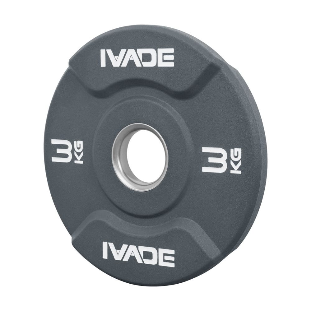 แผ่นน้ำหนัก IVADE HRX  PRO URETHANE MD1066 3 กก. (แพ็ก 2 แผ่น)