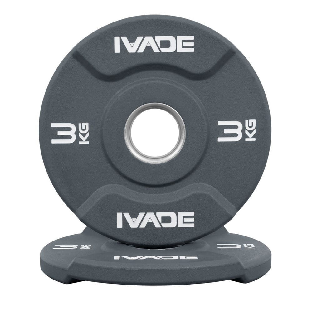 แผ่นน้ำหนัก IVADE HRX  PRO URETHANE MD1066 3 กก. (แพ็ก 2 แผ่น)