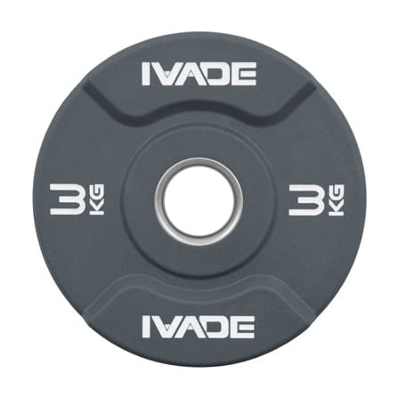 แผ่นน้ำหนัก IVADE HRX  PRO URETHANE MD1066 3 กก. (แพ็ก 2 แผ่น)_1