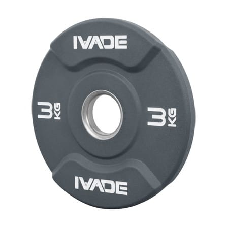 แผ่นน้ำหนัก IVADE HRX  PRO URETHANE MD1066 3 กก. (แพ็ก 2 แผ่น)_2