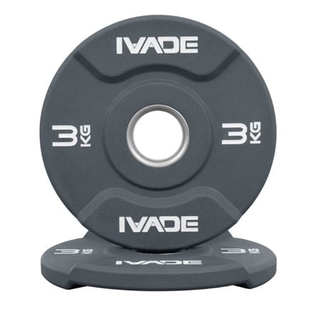 แผ่นน้ำหนัก IVADE HRX  PRO URETHANE MD1066 3 กก. (แพ็ก 2 แผ่น)_3