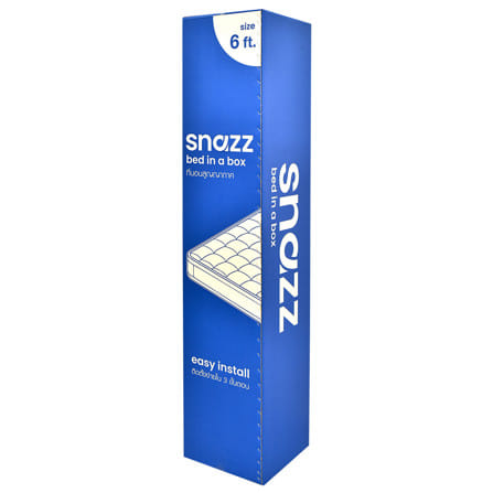 ที่นอนพ็อกเก็ตสปริง สุญญากาศ 6 ฟุต  SNAZZ SNOW_3