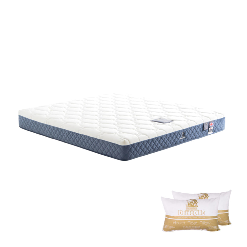 ที่นอนโฟม สุญญากาศ 5 ฟุต DUNLOPILLO MAJESTA X (พร้อมหมอนหนุน 2 ใบ)