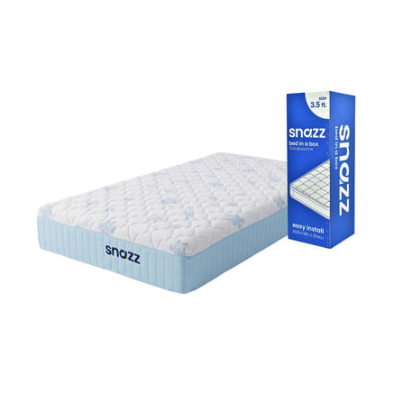 ที่นอนพ็อกเก็ตสปริง สุญญากาศ 3.5 ฟุต  SNAZZ SNOW