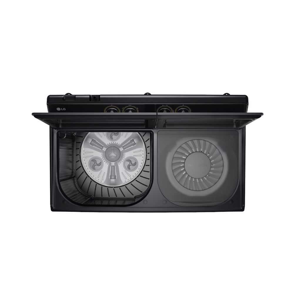 เครื่องซักผ้า 2 ถัง LG TT16XA7GO 16 กก. สีดำ