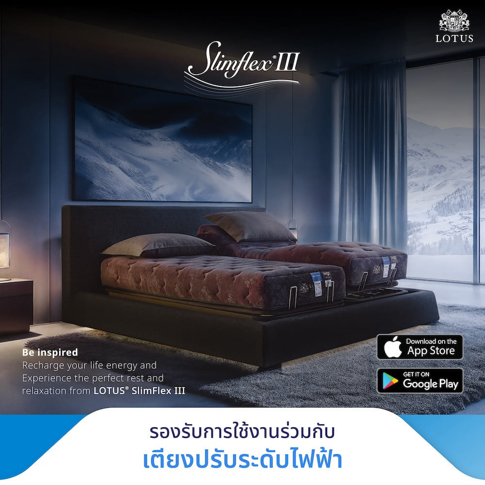 ที่นอนยางพารา 3 ฟุต LOTUS EVERLY