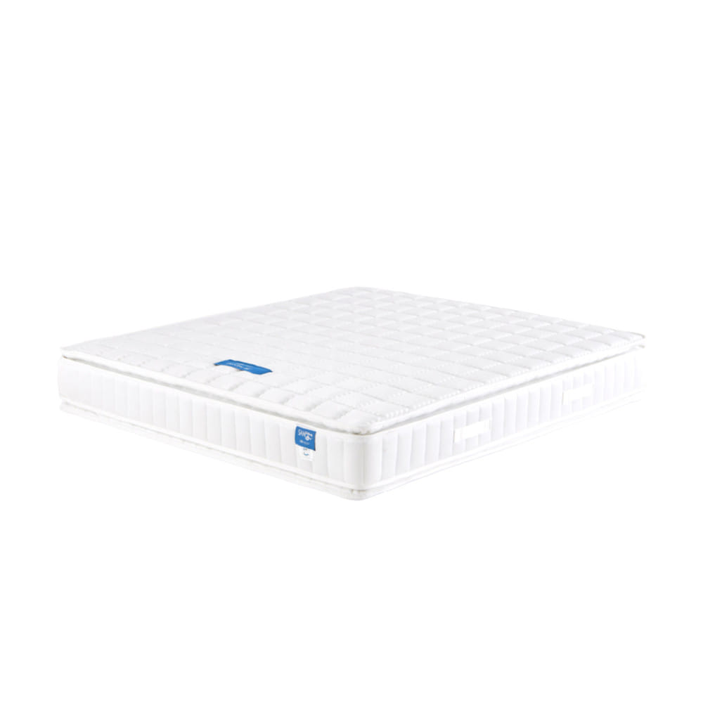 ที่นอนสปริง 5 ฟุต LOTUS PRECISE II สี WHITE (พร้อมหมอนหนุน 2 ใบ)