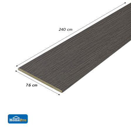 ซับวงกบ CROBERN 3003 7.6x240x0.9 ซม. สีเทา_4