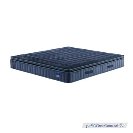 ที่นอนสปริง 3.5 ฟุต LOTUS PRECISE II PLUS สี NAVY (พร้อมหมอนหนุน 1 ใบ)_1