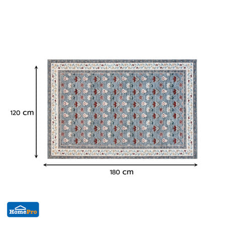 พรม HOME LIVING STYLE  FLOREN 120x180 ซม. สีเทา_4
