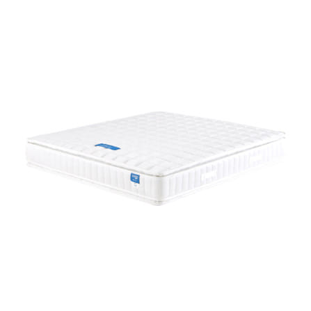 ที่นอนสปริง 6 ฟุต LOTUS PRECISE II สี WHITE (พร้อมหมอนหนุน 2 ใบ)_1