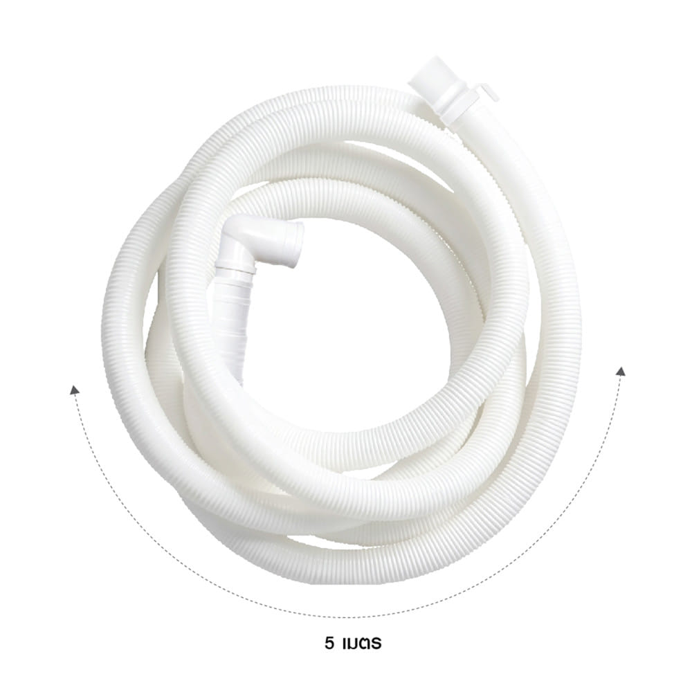 อุปกรณ์ข้อต่อน้ำทิ้ง  ท่อย่น ELEGANCE EG-0745 5 เมตร