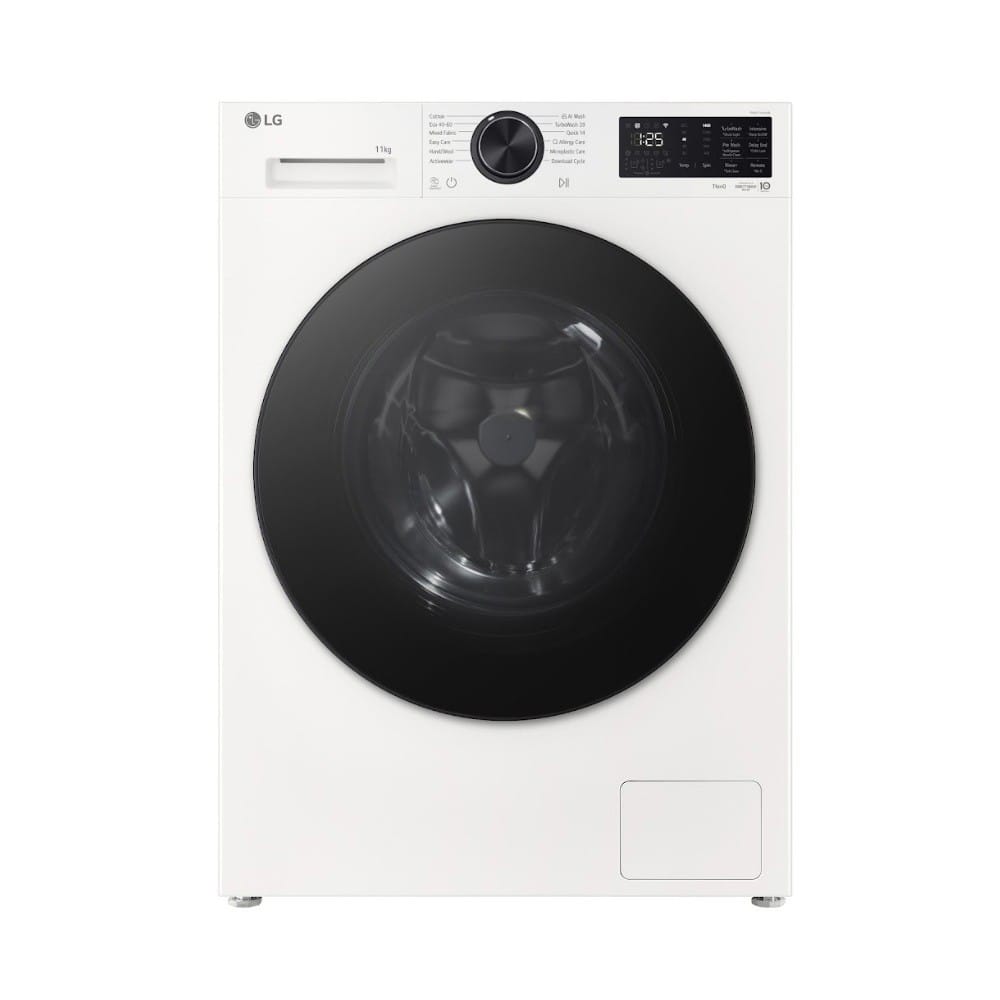 เครื่องซักผ้าฝาหน้า LG FX1411S5W 11 กก. 1400 RPM อินเวอร์เตอร์ สีขาว