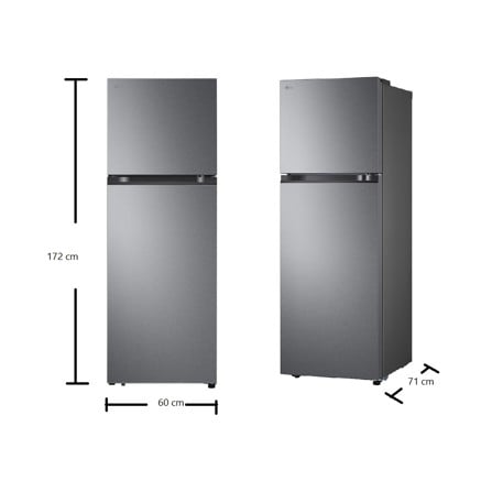 ตู้เย็น 2 ประตู LG GN-B332PQQF.ADSPLMT 11.8 คิว สีเทา อินเวอร์เตอร์_7