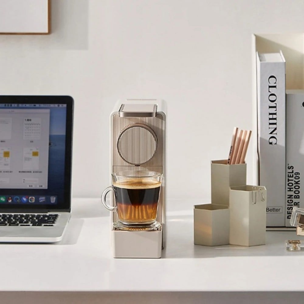 เครื่องชงกาแฟแคปซูล SCISHARE S1201 สีทอง