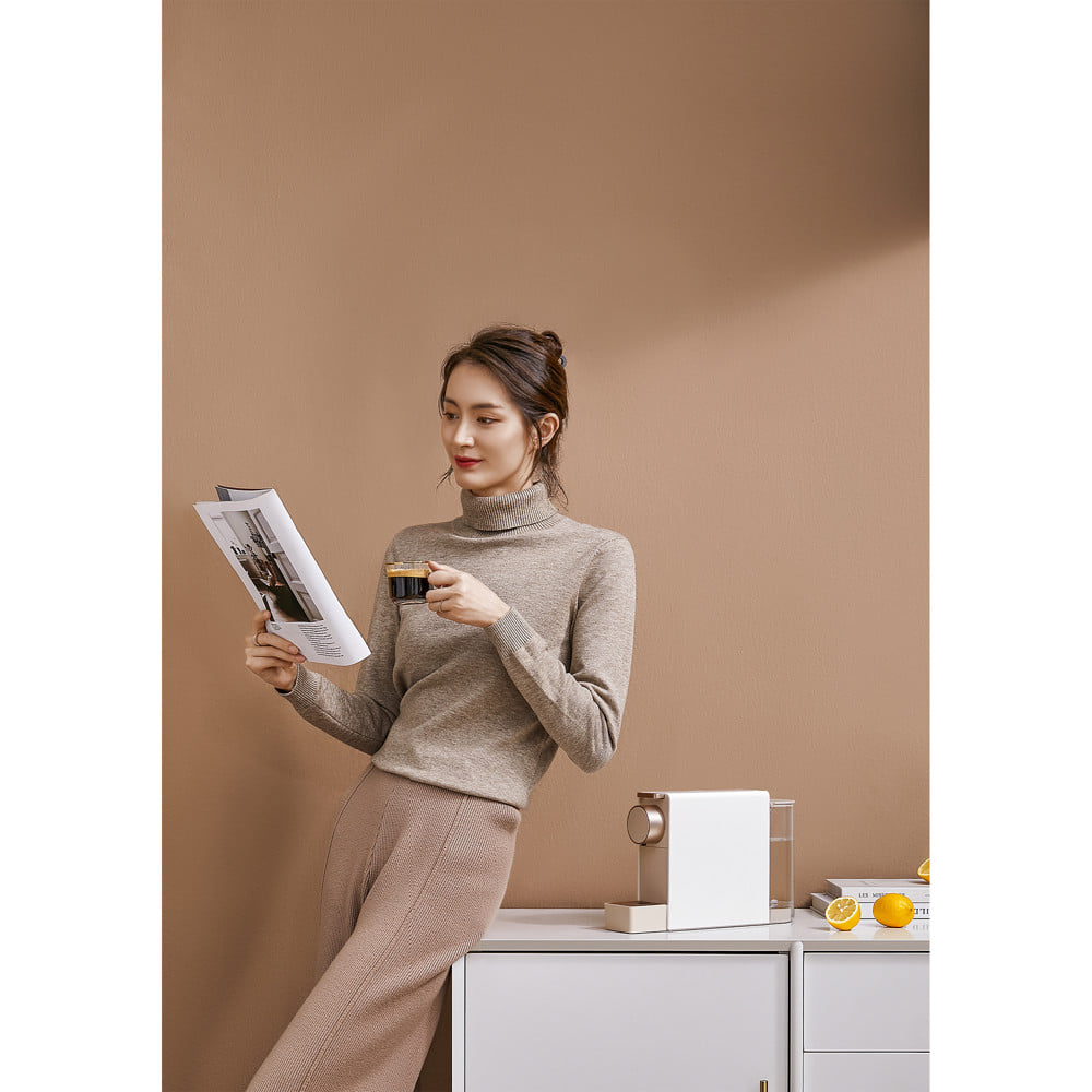 เครื่องชงกาแฟแคปซูล SCISHARE S1201 สีทอง