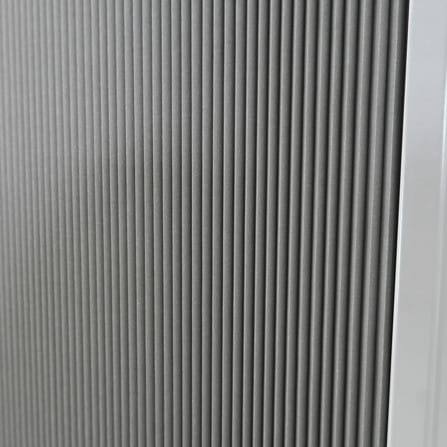ชุดม่านจีบประตูอะลูมิเนียม พร้อมราง WINDOW ASIA 200x205 ซม. สีขาว_2