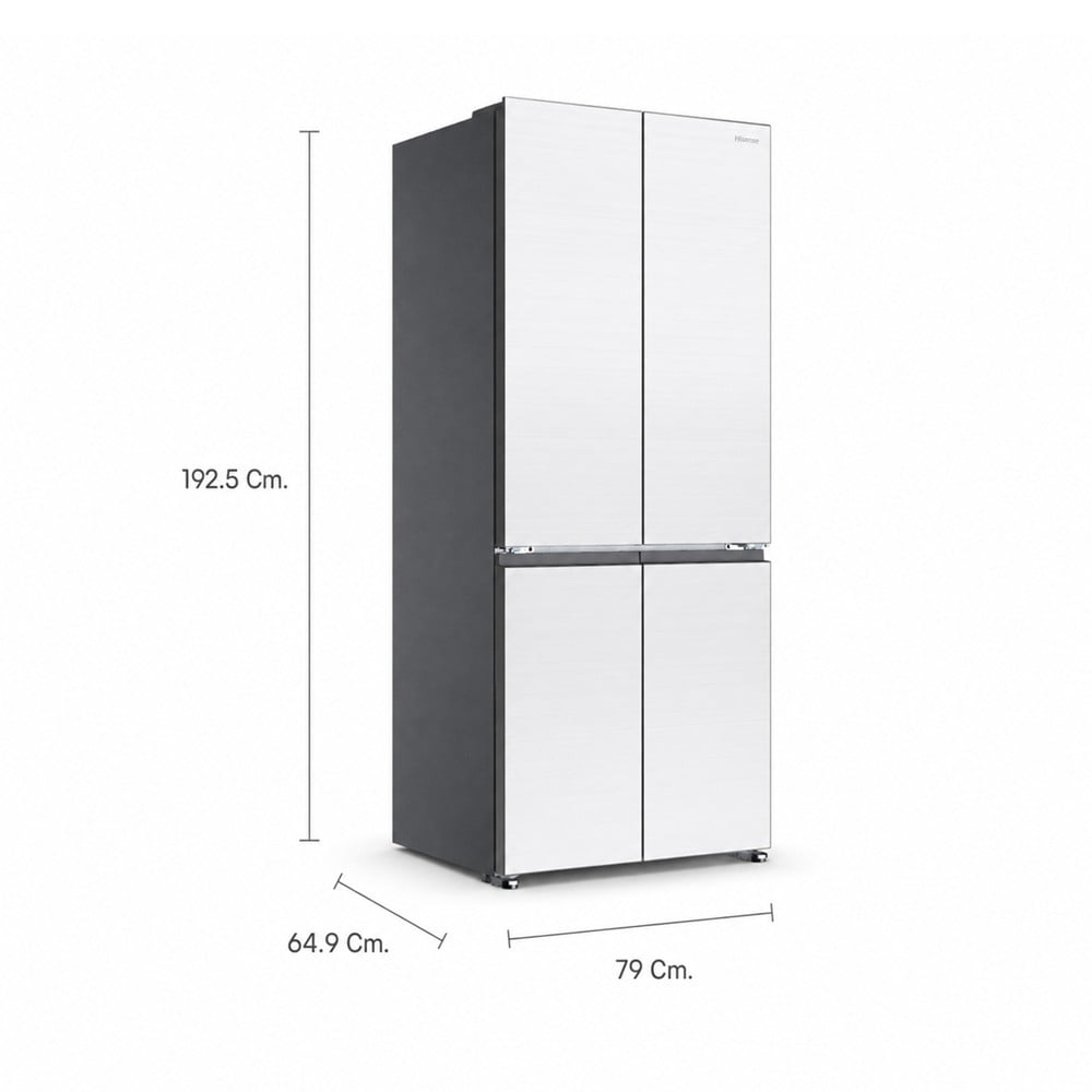 ตู้เย็น MULTI DOOR HISENSE RQ566P5GW 20.4 คิว กระจกขาว