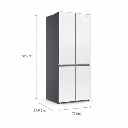 ตู้เย็น MULTI DOOR HISENSE RQ566P5GW 20.4 คิว กระจกขาว_6