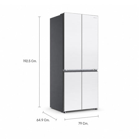 ตู้เย็น MULTI DOOR HISENSE RQ566P5GW 20.4 คิว กระจกขาว_6