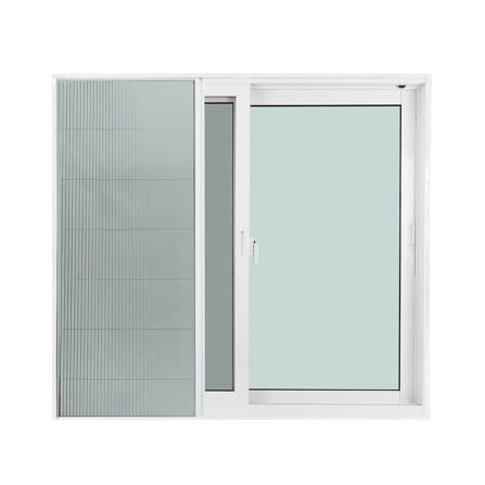 ชุดมุ้งจีบหน้าต่างอะลูมิเนียม พร้อมราง WINDOW ASIA  120x110 ซม. สีขาว_1