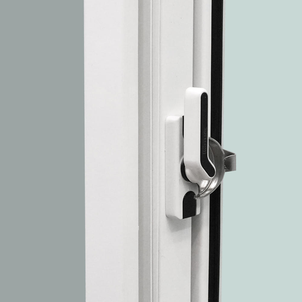 หน้าต่างบานเลื่อน UPVC S-S เหล็กดัด มุ้ง WINDOW ASIA ลายบัวตอง 120x110 ซม. สีขาว