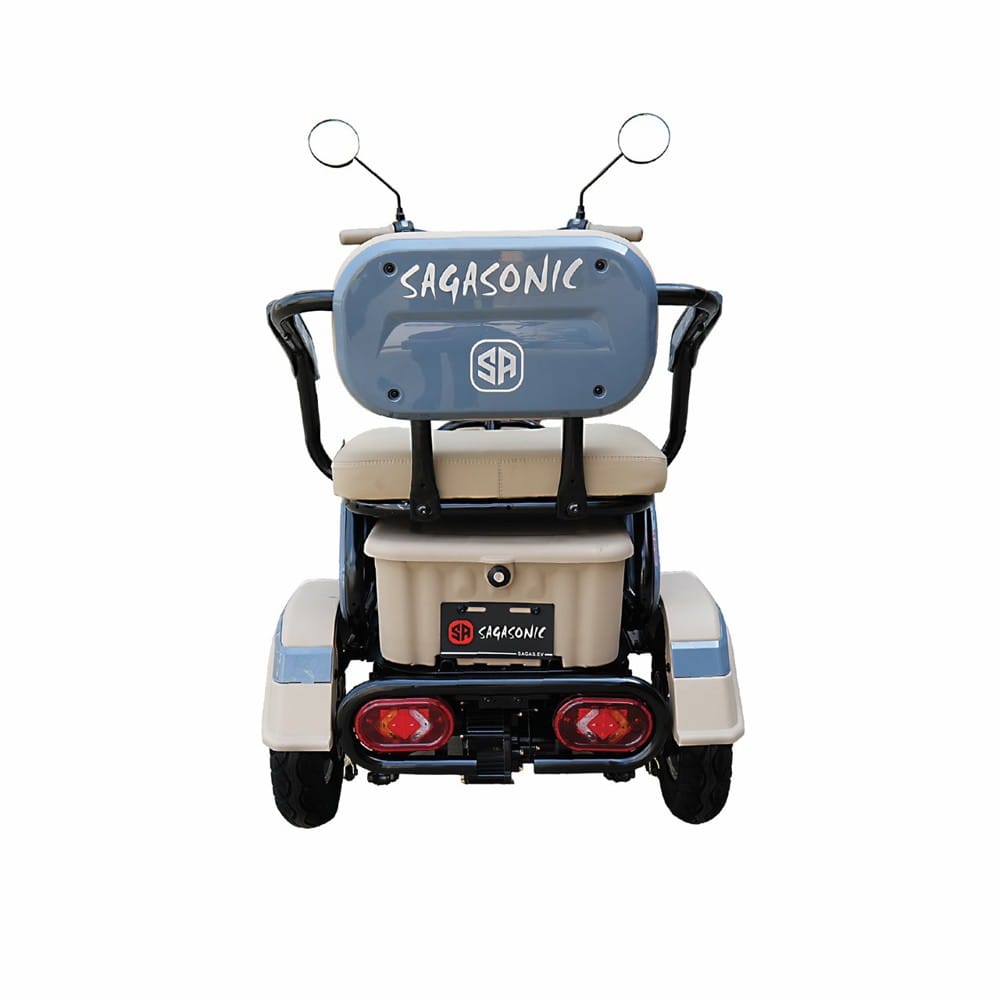 สกู๊ตเตอร์ไฟฟ้า 3 ล้อ SAGASONIC X4 สีเทา