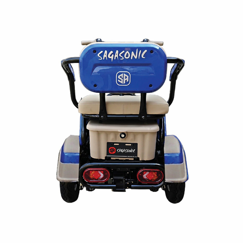 สกู๊ตเตอร์ไฟฟ้า 3 ล้อ SAGASONIC X4 สีน้ำเงิน