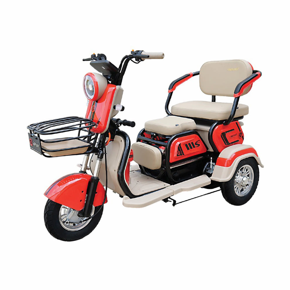 สกู๊ตเตอร์ไฟฟ้า 3 ล้อ SAGASONIC X4 สีส้ม
