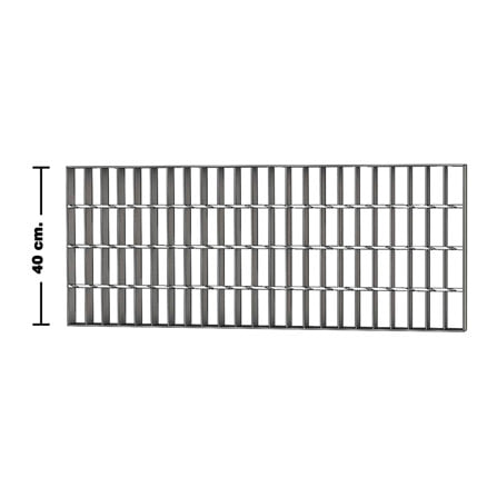 ตะแกรงรางน้ำเหล็ก ONGROUND 40x100x2.5 ซม. หนา 3 มม._2