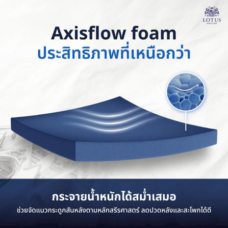ที่นอนยางพารา 6 ฟุต LOTUS VIVA (พร้อมหมอนหนุน 2 ใบ)_6