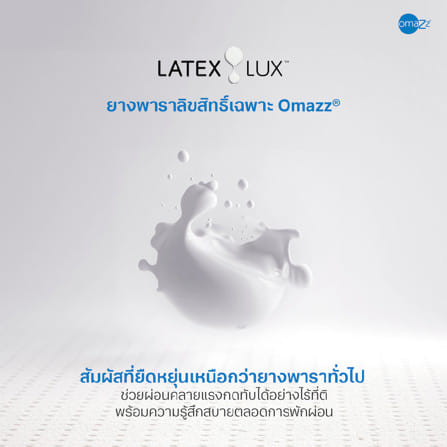 ที่นอนพ็อกเก็ตสปริง 5 ฟุต OMAZZ FIORENZA (พร้อมชุดเครื่องนอน 8 ชิ้น)_7