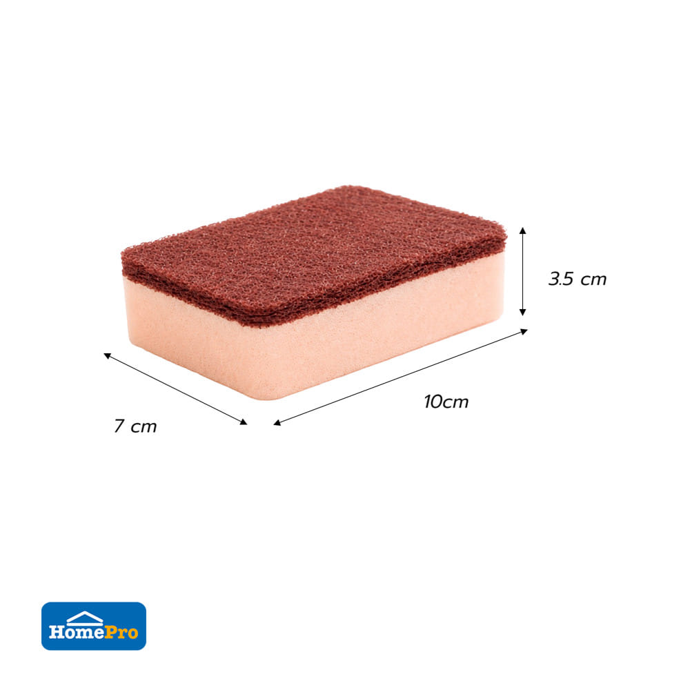 ฟองน้ำพร้อมใยขัดอเนกประสงค์ ACCO KURIN 7x10x3.5 ซม. (แพ็ก 20 ชิ้น)