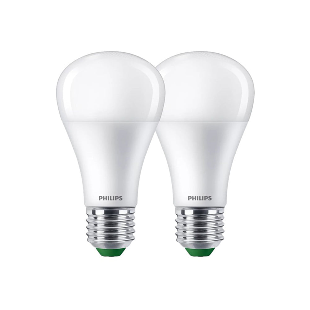 หลอด LED PHILIPS A75 ULTRA 14.5 วัตต์ WARM WHITE E27 (แพ็ก 2 ชิ้น)