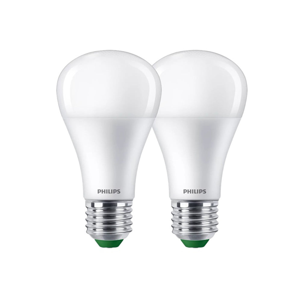 หลอด LED PHILIPS A60 ULTRA 10 วัตต์ DAYLIGHT E27 (แพ็ก 2 ชิ้น)