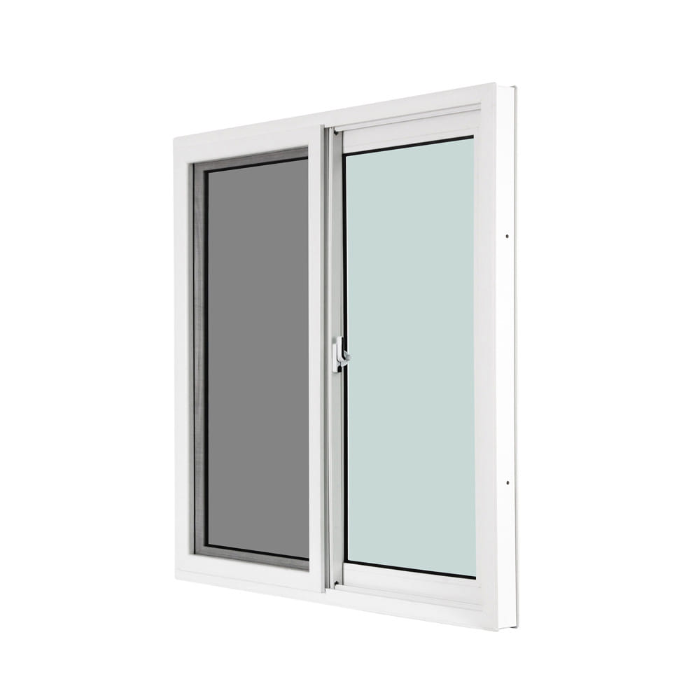 หน้าต่างบานเลื่อน UPVC S-S มุ้ง WINDOW ASIA ECO 120x110 ซม. สีขาว