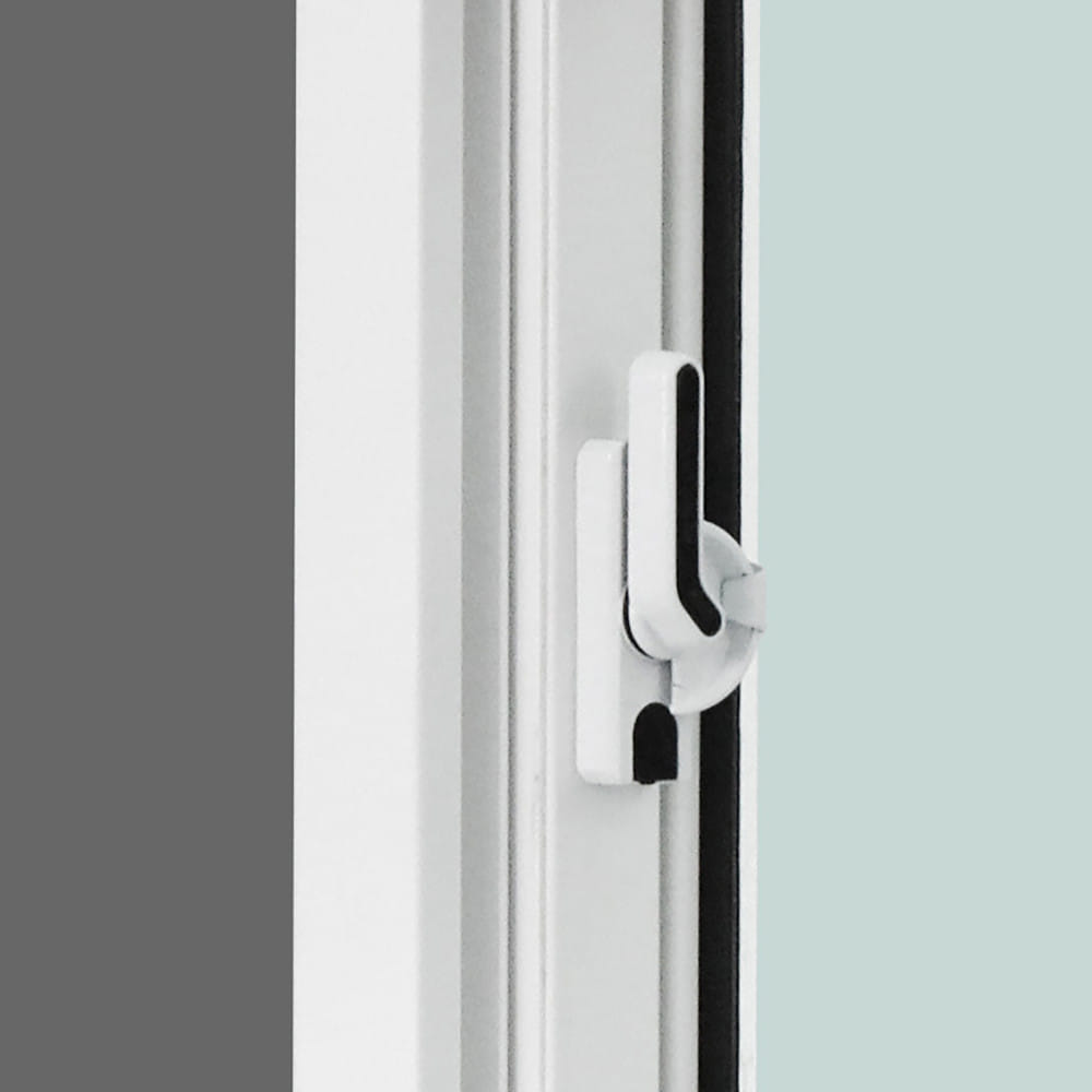 หน้าต่างบานเลื่อน UPVC S-S มุ้ง WINDOW ASIA ECO 120x110 ซม. สีขาว