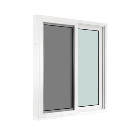 หน้าต่างบานเลื่อน UPVC S-S มุ้ง WINDOW ASIA ECO 120x110 ซม. สีขาว_1