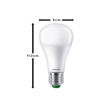 หลอด LED PHILIPS A60 ULTRA 12 วัตต์ COOL WHITE E27_4