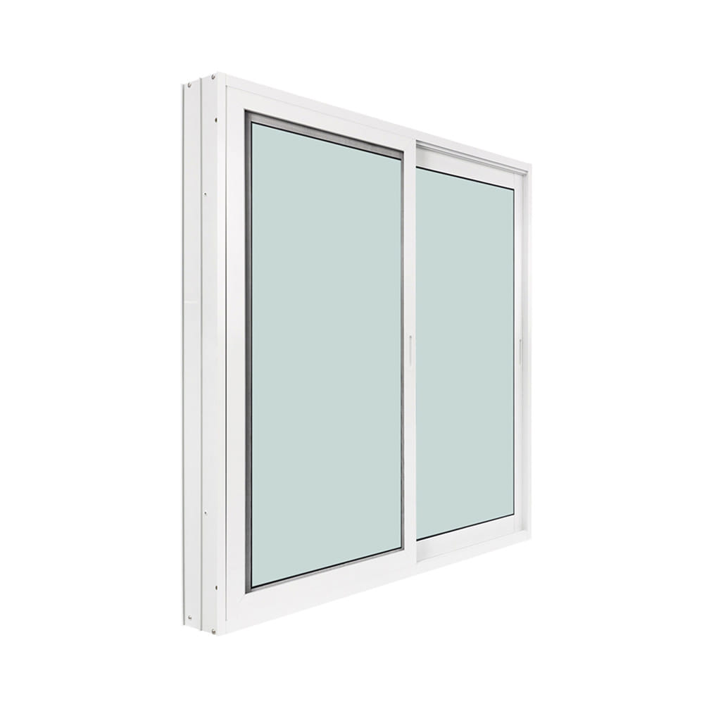 หน้าต่างบานเลื่อน อะลูมิเนียม S-S WINDOW ASIA ECO 100x100 ซม. สีขาว