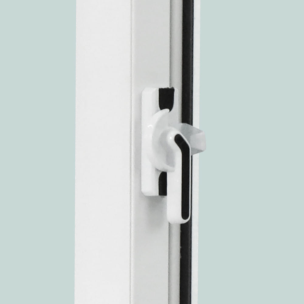 หน้าต่างบานเลื่อน UPVC S-S WINDOW ASIA ECO60 100x100 ซม. สีขาว