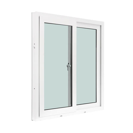 หน้าต่างบานเลื่อน UPVC S-S WINDOW ASIA ECO60 100x100 ซม. สีขาว_2