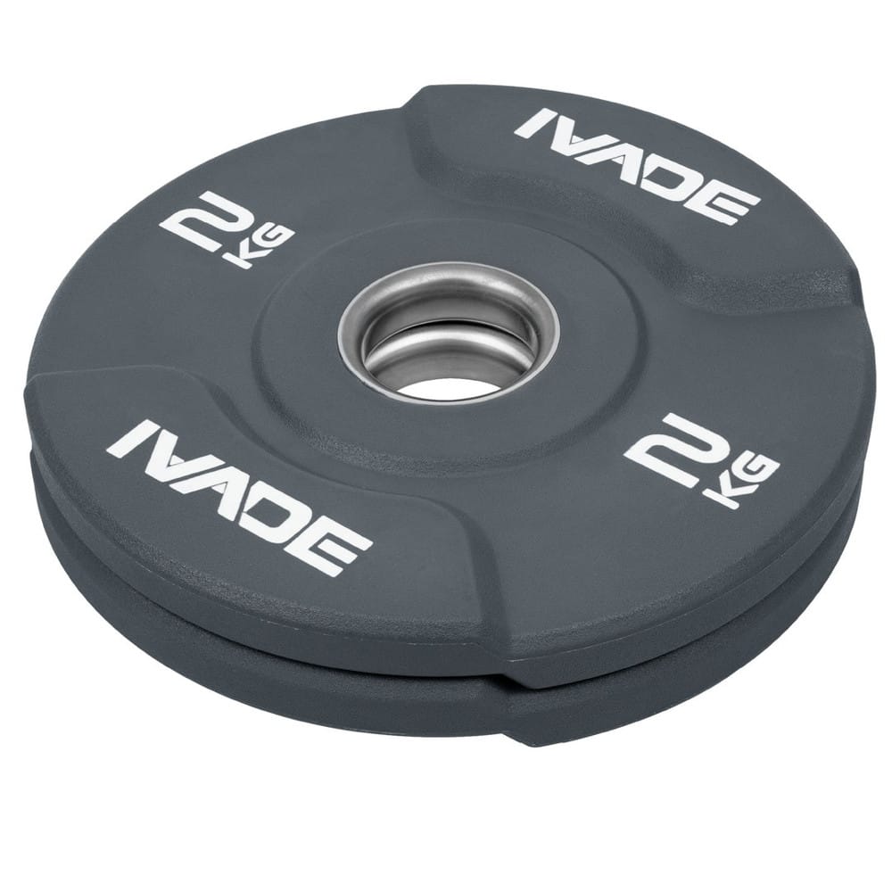 แผ่นน้ำหนัก IVADE HRX PRO URETHANE MD1066 2 กก. (2 แผ่น)