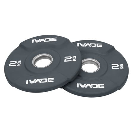 แผ่นน้ำหนัก IVADE HRX PRO URETHANE MD1066 2 กก. (2 แผ่น)_0