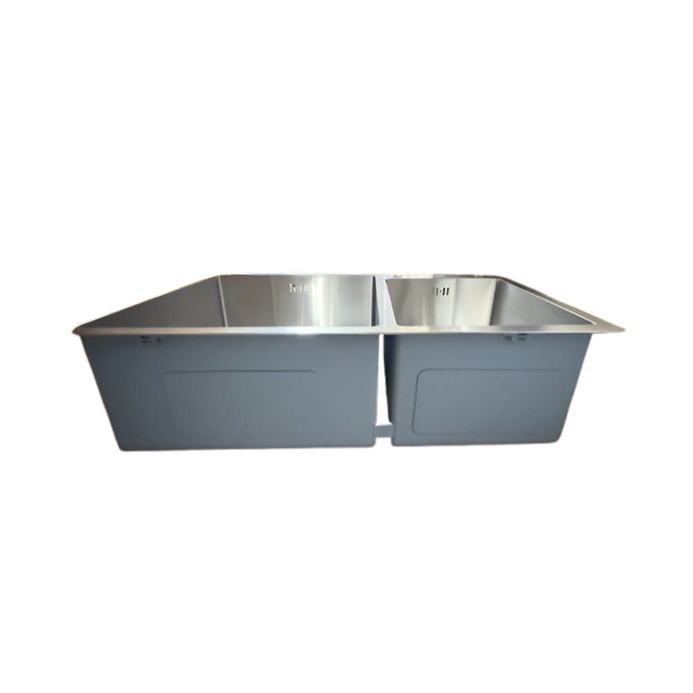 ซิงค์ฝัง 2 หลุม S-FLO P2184 SF-304 8245 สีเงิน