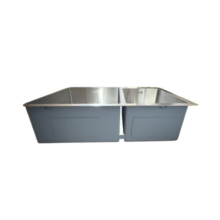ซิงค์ฝัง 2 หลุม S-FLO P2184 SF-304 8245 สีเงิน_2