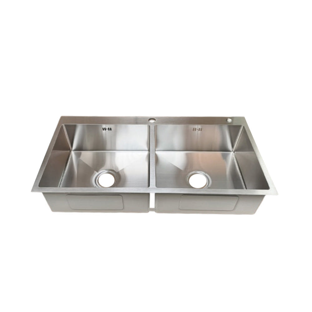 ซิงค์ฝัง 2 หลุม S-FLO P2179  10050DTB เงิน